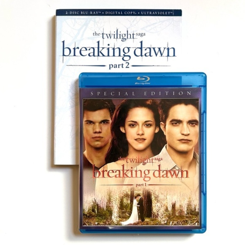 TWILIGHT BREAKING DAWN PART 1 & PART 2 - Blu-ray